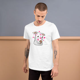 Kurzärmeliges Unisex-T-Shirt